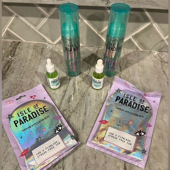 Isle of Paradise Other - NWT SEALED Isle of Paradise Self-Tanning Mousse, Drops & Mitts Teenage Kids Gift